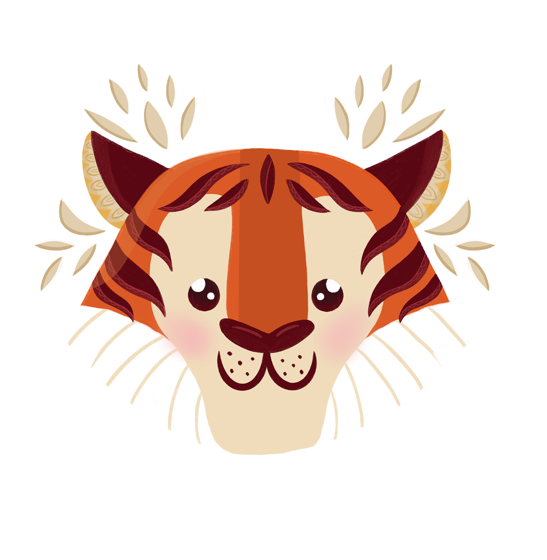 Tiger illustration by Urvi Joshi